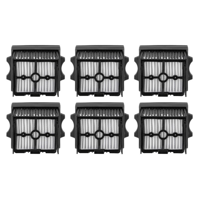 BRUVISH (6 Pack) S5 Combo Replacement HEPA Filters for Tineco Floor One S9 Artist Pro, Floor One S5 Combo, Stretch S6, Switch S6 Wet and Dry Vacuum Cleaner, Filters Accessories, Upright Filters, Vacuum Filter - Image 1